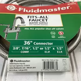 4F36CU FLUIDMASTER INC Faucet Connector #2 4F36CU FLUIDMASTER INC Faucet Connector #2