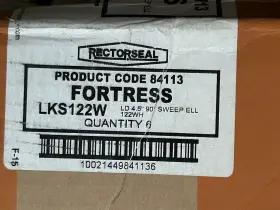 LKS122W FORTRESS Sweep Elbow