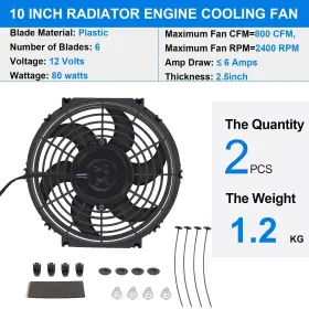NS1941 FSBCGT High Performance Fan Push Electric Radiator #3