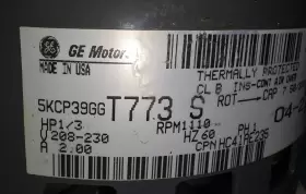 5KCP39GGT773S GE Furnace Blower Motor #3