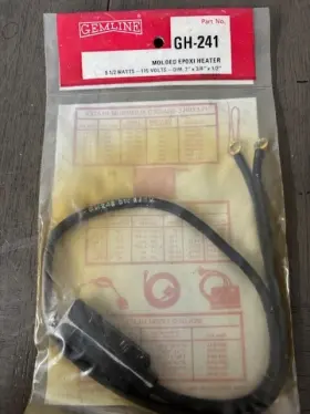 GH-243 GEMLINE Epoxi Heater Watts