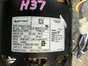 F48AA11C04 GENTEQ Blower Motor Magic Aire #2