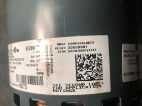 20509301 GOODMAN Ge Motor Ecm Blower #3