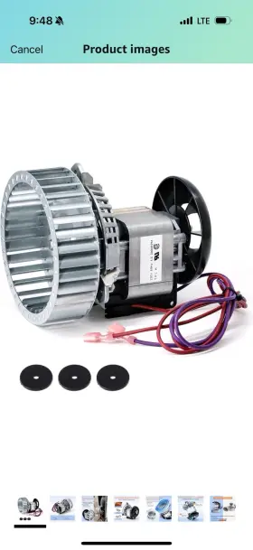 A078 GOODMAN Criditpid Exhaust Vent Venter Motor