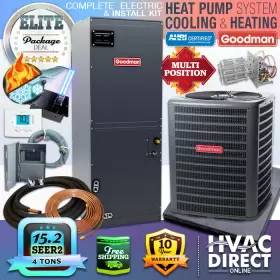 AMST48CU1400 GOODMAN Central Ac Heat Pump Split Kit