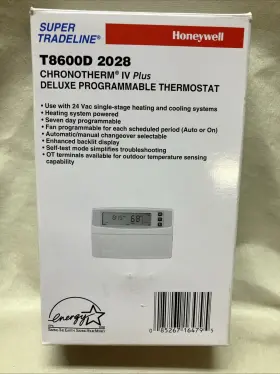 085267164795 HONEYWELL Chronotherm Iv Deluxe Programmable