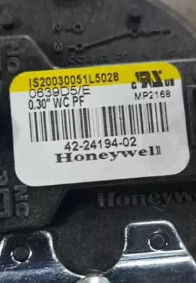 42-24194-02 HONEYWELL Air Pressure Switch #2