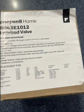 E10036520 HONEYWELL Zone Valve End Switch #2