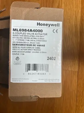 ML6984A4000 HONEYWELL Valve Actuator ML6984A4000 HONEYWELL Valve Actuator