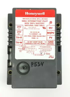 S86A1001 HONEYWELL Intermittent Pilot Shutoff Nat Gas #3