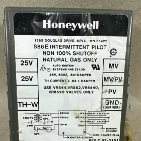 S86E-1002 HONEYWELL Intermittent Pilot Control Shutoff Nat #2