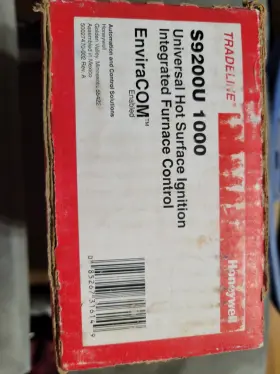 U1000 HONEYWELL Furnace Control Ignition Integrated U1000 HONEYWELL Furnace Control Ignition Integrated