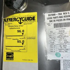 N95ESN ICP Aciq Afue Natural Gas Propane Lp Furnace Ecm