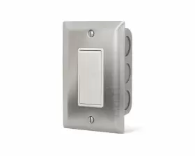 14-4400 INFRATECH Switch Single Wall Plate Gang Box 14-4400 INFRATECH Switch Single Wall Plate Gang Box