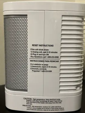CD08210 LASKO Bathroom Heater Fan #3 CD08210 LASKO Bathroom Heater Fan #3