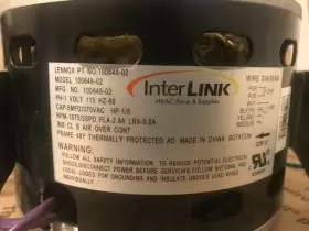 100648-02 LENNOX Furnace Blower Motor #2