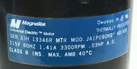 JA1P090NS MAGNETEK Draft Inducer Blower Motor #3