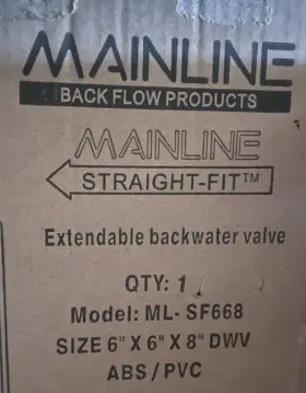 ML-SF668 MAINLINE Pvc Water Valve