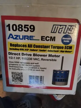 10859 MARS Ecm Motor Phi Reversible 10859 MARS Ecm Motor Phi Reversible