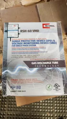 RSH-60 MIGHTY SUPPLY Rectroseal Vmd Surge Device