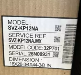 SVZ-KP12NA MITSUBISHI Position Air Handler #3