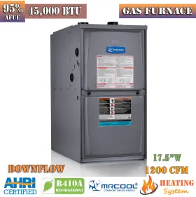 MGD95SE045B3XA MRCOOL Gas Furnace Afue Downflow Single Nox
