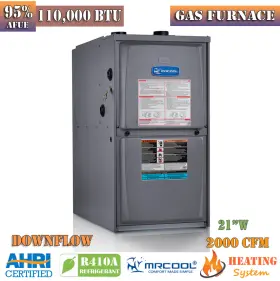MGD95SE110C5XA MRCOOL Gas Furnace Afue Downflow Single Nox