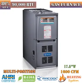 MGM80SE090B4A MRCOOL Gas Furnace Afue Position Single