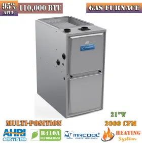 MGM95SE110C5XA MRCOOL Gas Furnace Afue Positional Single Nox