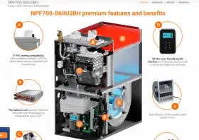 NPF700-060U3BH NAVIEN Hydro Furnace