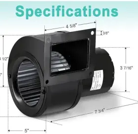 E-1000 NBK Ozark Econo Cfm Blower Wood Boiler