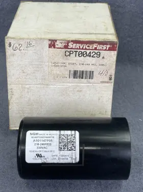 A101147P05 NGM Mfd Vac Start Capacitor Nos A101147P05 NGM Mfd Vac Start Capacitor Nos