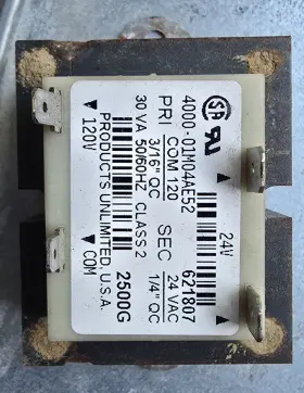 FM-621807 NORDYNE Miller Intertherm Transformer Volt #3