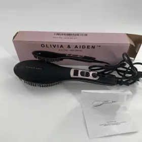 Nyl-hair-brush-blk OLIVIA AIDEN Electric Pink Ceramic Heating