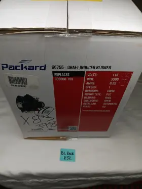 66755 PACKARD Furnace Draft Inducer Blower Motor Carrier