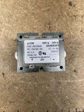 4000-09E07AE48 PRODUCTS UNLIMITED Transformer Volt
