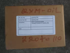 PT-6629L QUIETSIDE Oil Boilers Step Down Transformer #2 PT-6629L QUIETSIDE Oil Boilers Step Down Transformer #2