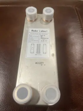 VJFN67444 REBRISBOL Plate Heat Exchanger Mnpt Ports Brazed