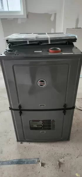 R801CA100521MSA RHEEM Afue Gas Furnace Upflow Single