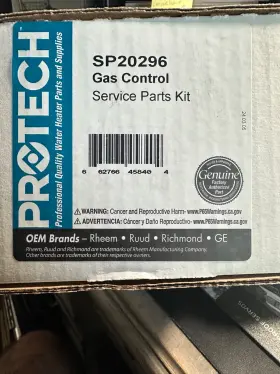 SP20296 RHEEM-RUUD Gas Control Service Kit SP20296 RHEEM-RUUD Gas Control Service Kit