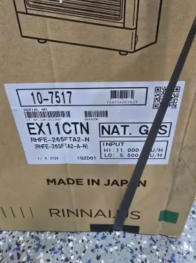 EX11CTN RINNAI Bran Vent Gas Heater Programable #3