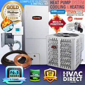 BAYHTR1510BRKC RUNTRU BY TRANE Heat Air Pump Ac Conditioner