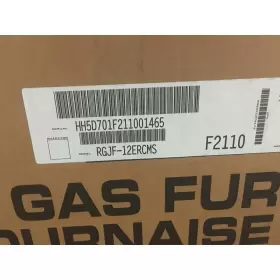 RGJF12ERCMS RUUD Horizontal Modulating Natural Gas Furnace