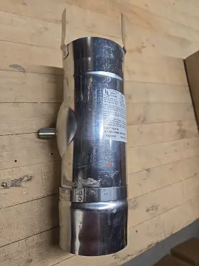 7320GC STEEL Saf Vent Line Drain Tee Connector Tap #2 7320GC STEEL Saf Vent Line Drain Tee Connector Tap #2