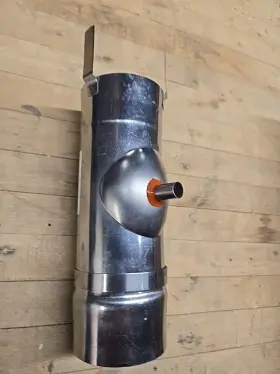 7320GC STEEL Saf Vent Line Drain Tee Connector Tap #3 7320GC STEEL Saf Vent Line Drain Tee Connector Tap #3
