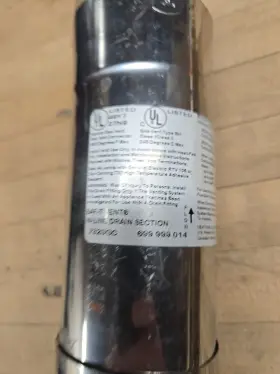 7320GC STEEL Saf Vent Line Drain Tee Connector Tap 7320GC STEEL Saf Vent Line Drain Tee Connector Tap