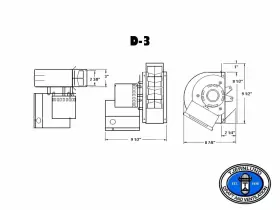 080956111012 TJERNLUND Inline Draft Inducer Fan Vertical Vent #2