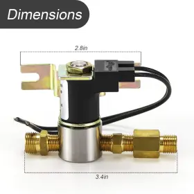 990-53 TOMOON Humidifier Solenoid Vavle Water Valve Volts #2 990-53 TOMOON Humidifier Solenoid Vavle Water Valve Volts #2