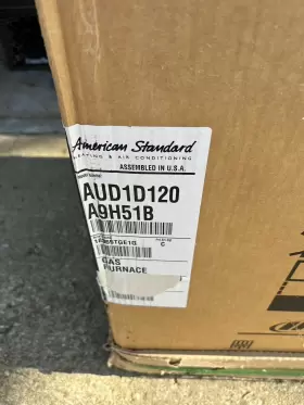 AUD1D120 TRANE American Standard Gas Furnace