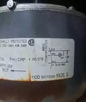 D149098P01 TRANE Condenser Fan Motor Loc #2